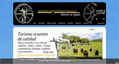 Desktop Screenshot of horsesinspain.com