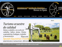 Tablet Screenshot of horsesinspain.com